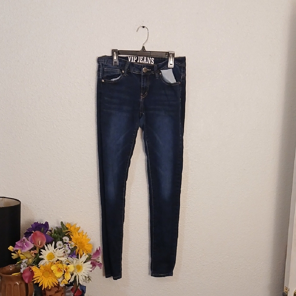 VIP Denim - VIP Women's Midnight Blue Skinny Jeans